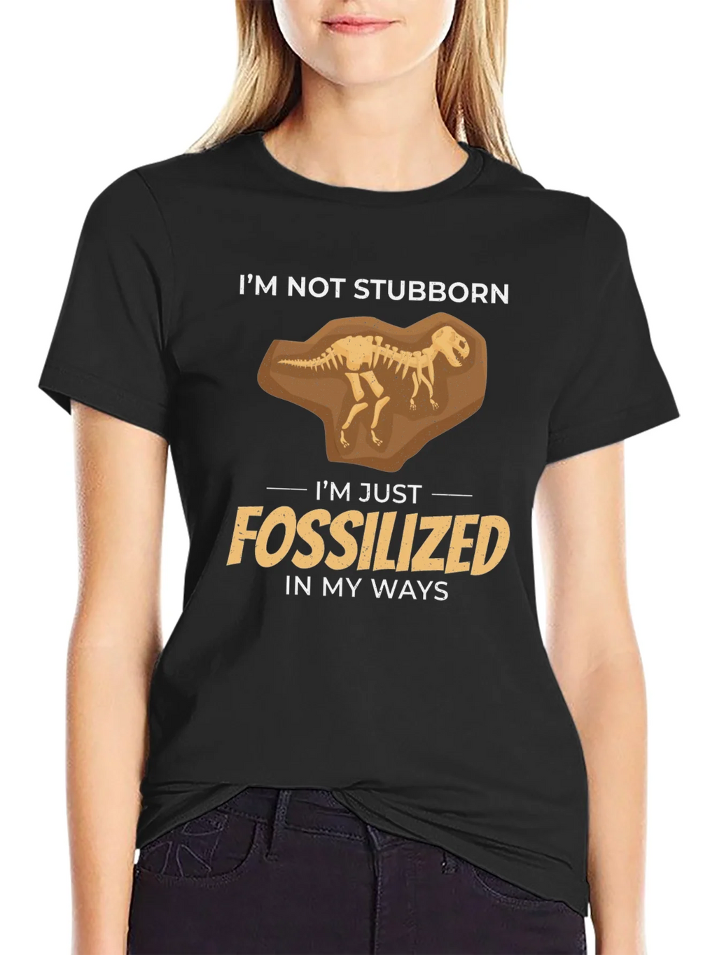 Fossilized Funny Graphic T-Shirt product image 2