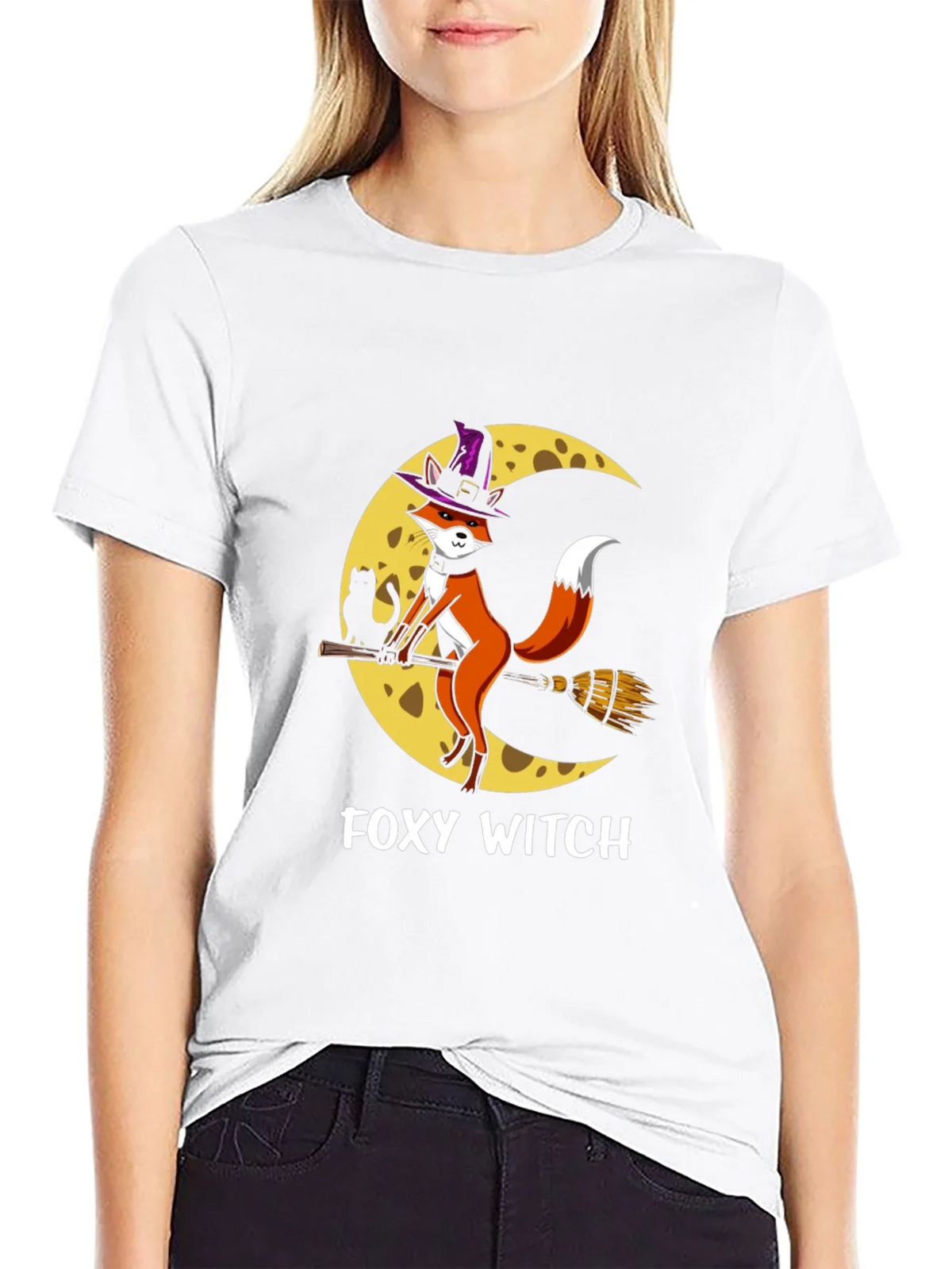 Foxy Witch T-Shirt - Halloween Costume Tee product image 3