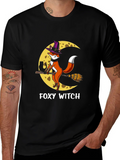 Foxy Witch T-Shirt - Halloween Costume Tee product image 1