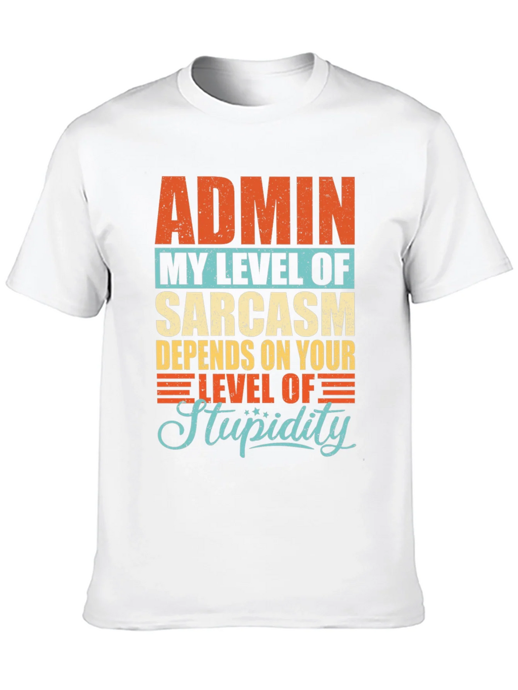 Admin Sarcasm Level T-Shirt product image 9