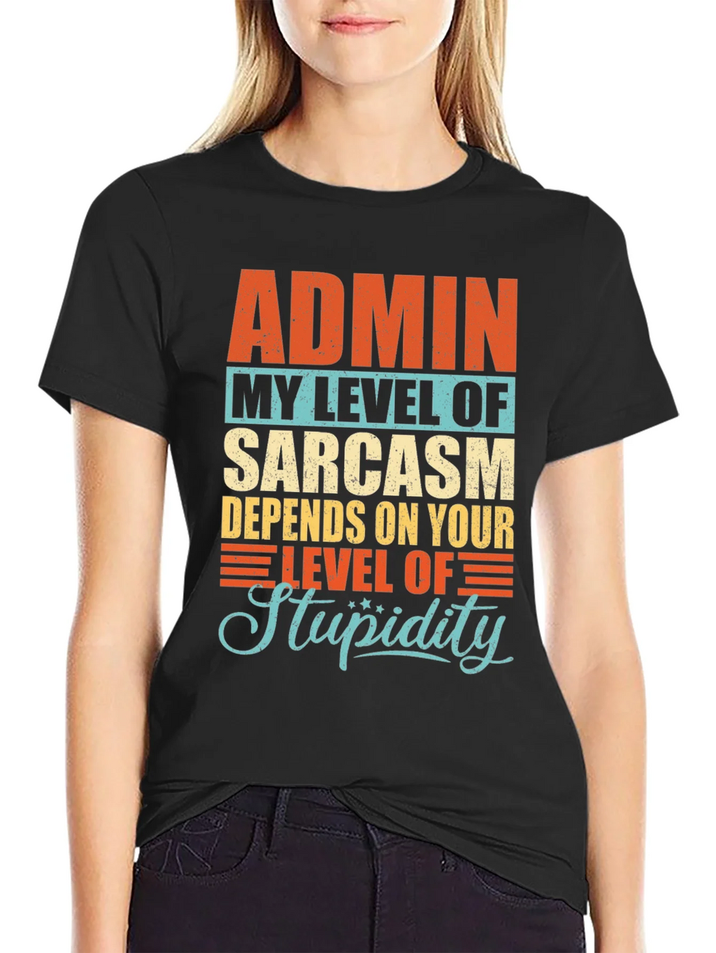 Admin Sarcasm Level T-Shirt product image 2