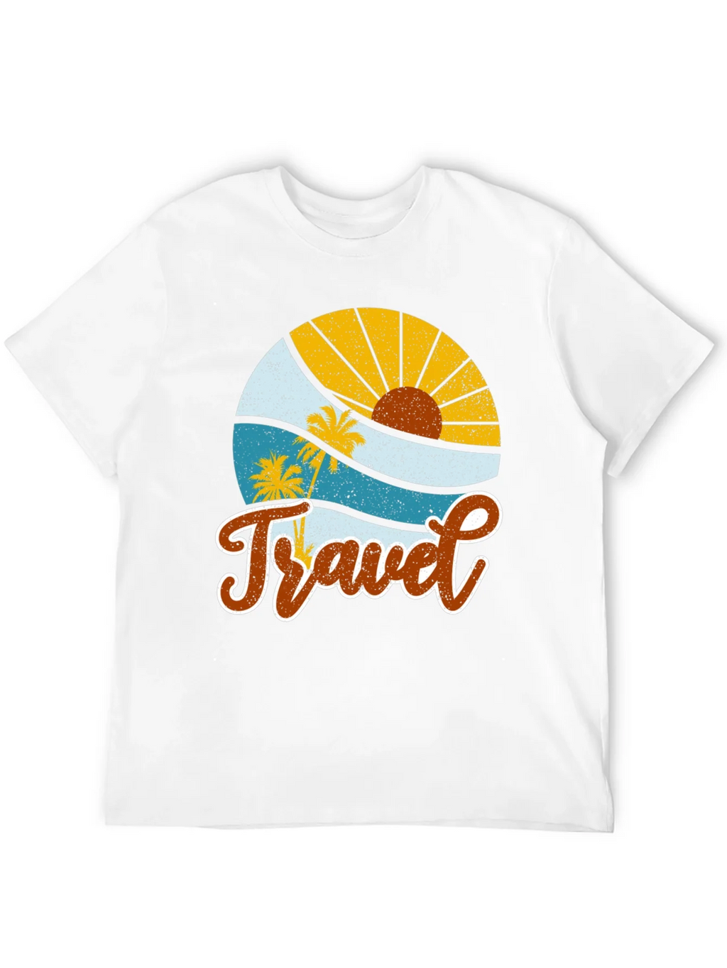 Retro Travel Graphic Tee - Tropical Vacation Shirt product image 11