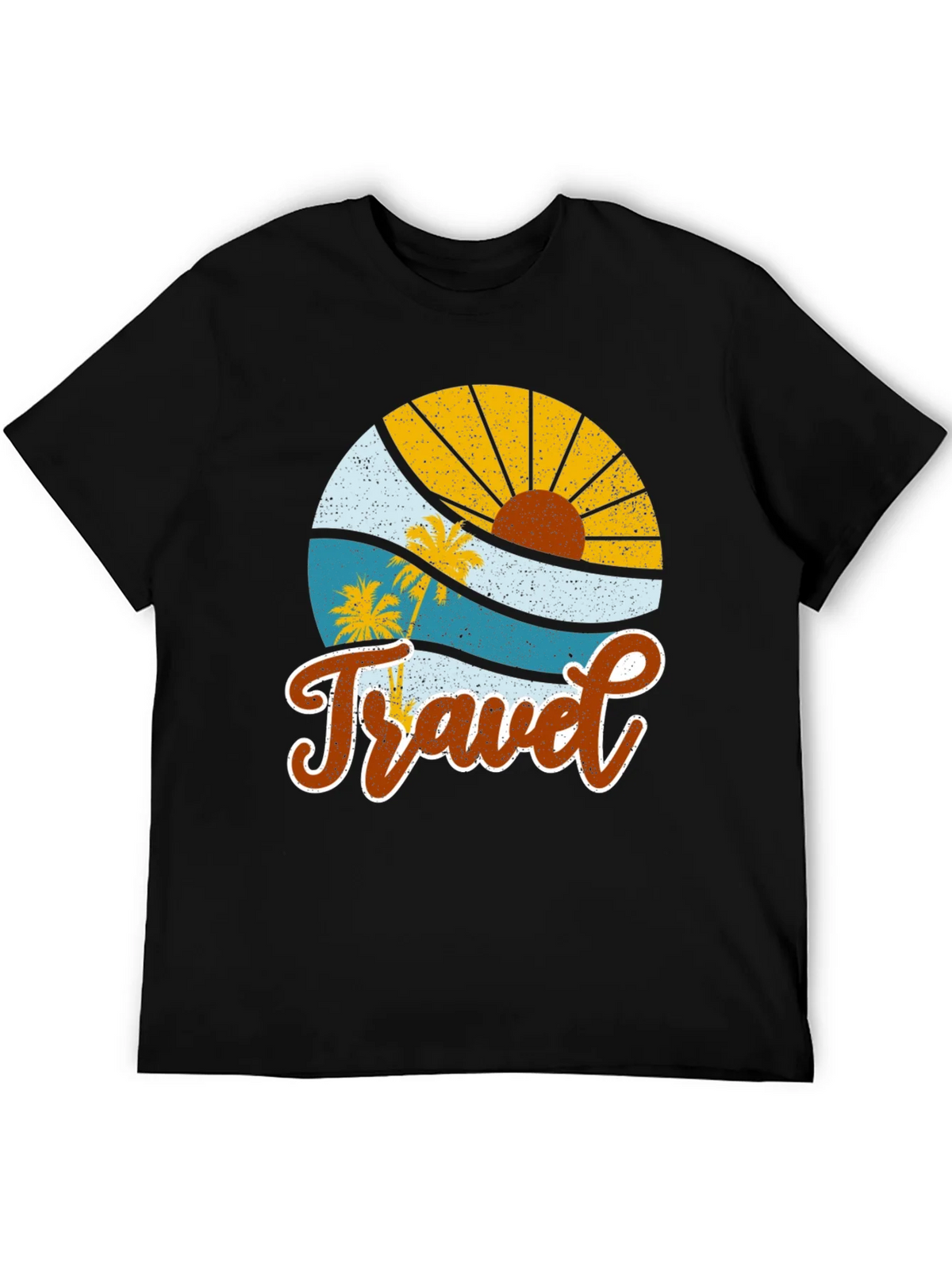 Retro Travel Graphic Tee - Tropical Vacation Shirt product image 5