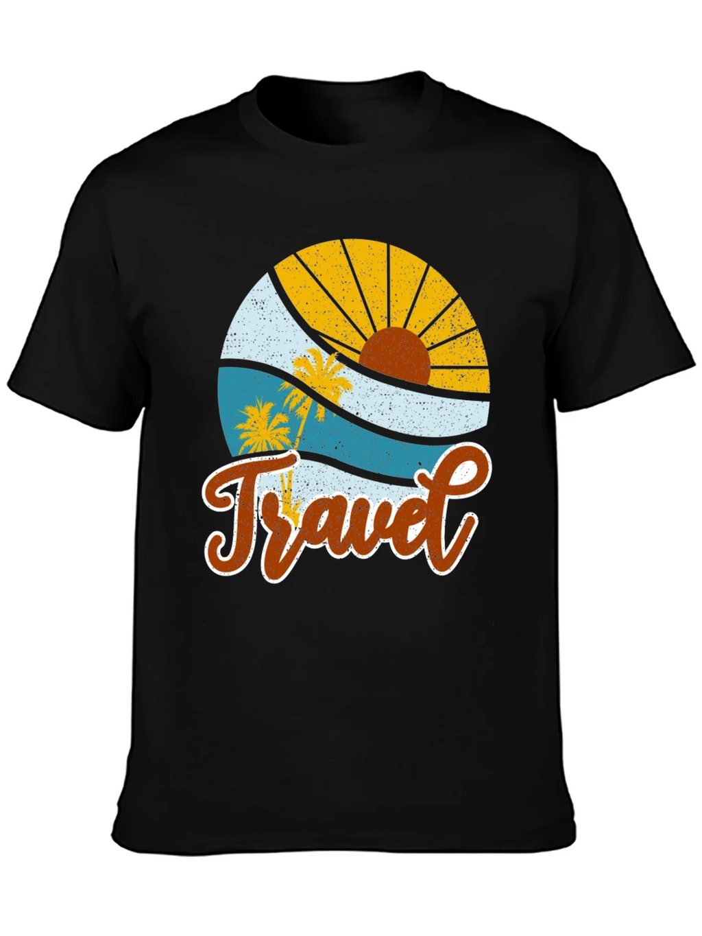 Retro Travel Graphic Tee - Tropical Vacation Shirt product image 3