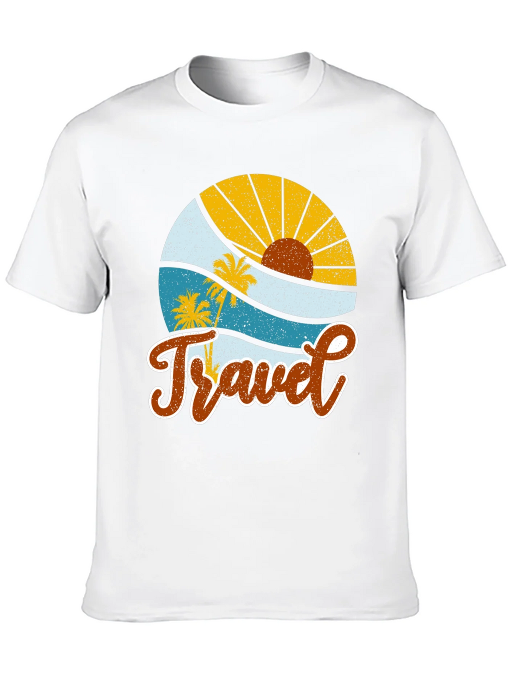 Retro Travel Graphic Tee - Tropical Vacation Shirt product image 9