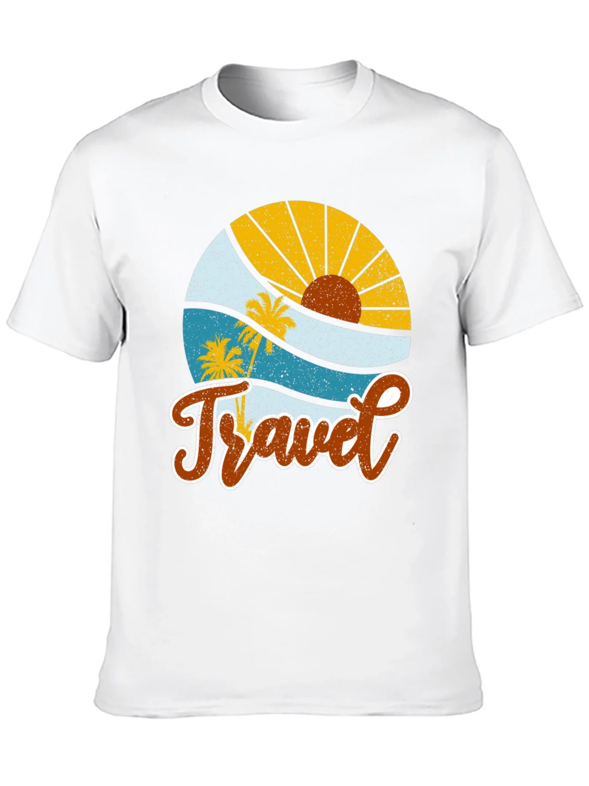 Retro Travel Graphic Tee - Tropical Vacation Shirt product image 9