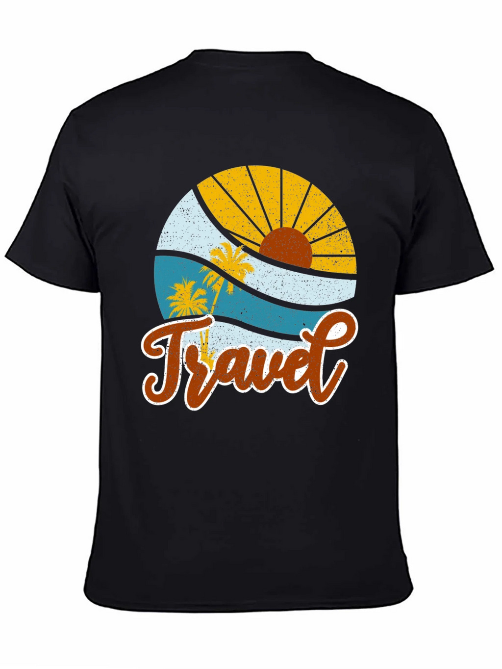 Retro Travel Graphic Tee - Tropical Vacation Shirt product image 4