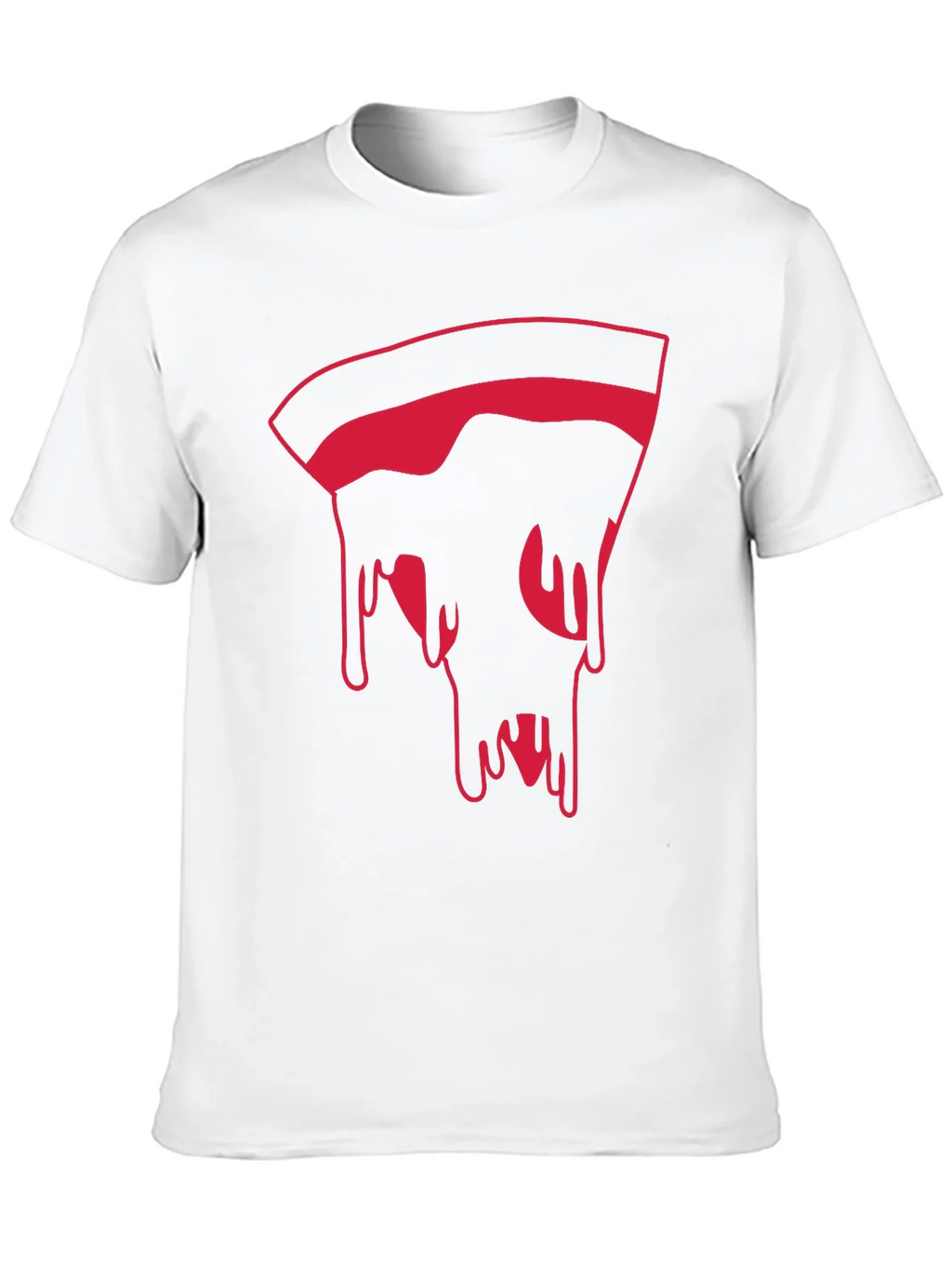 Pizza Slice Graphic Tee - Modern Mens Black T-Shirt product image 9