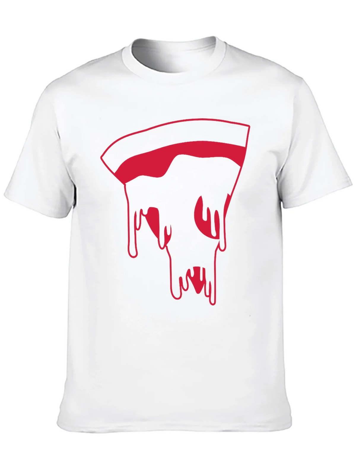 Pizza Slice Graphic Tee - Modern Mens Black T-Shirt product image 9