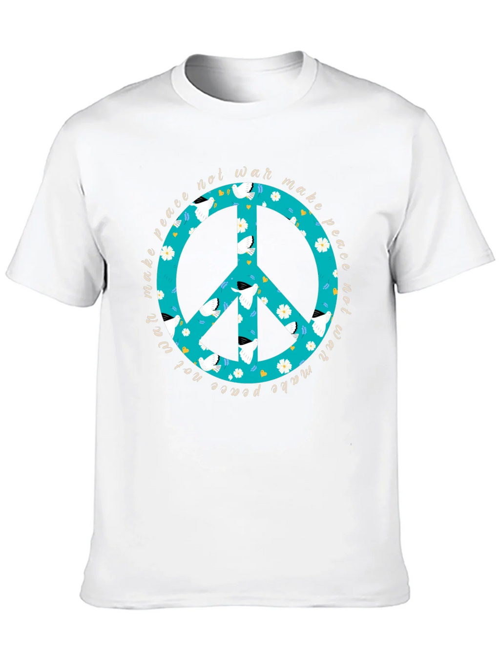 Make Peace Not War Graphic T-Shirt product image 7