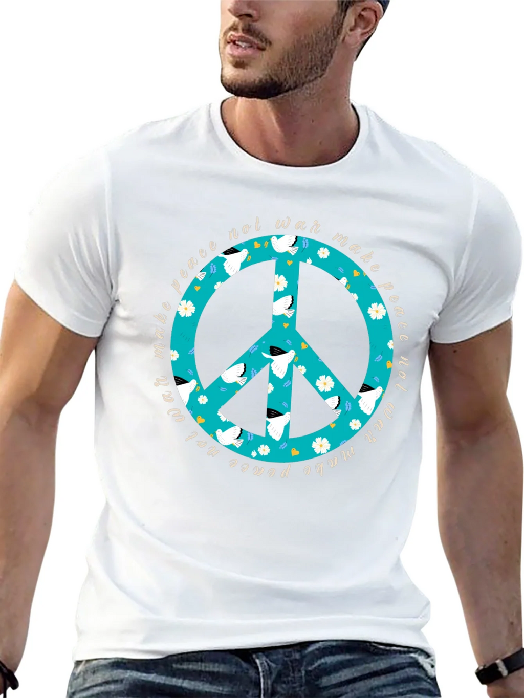 Make Peace Not War Graphic T-Shirt product image 10