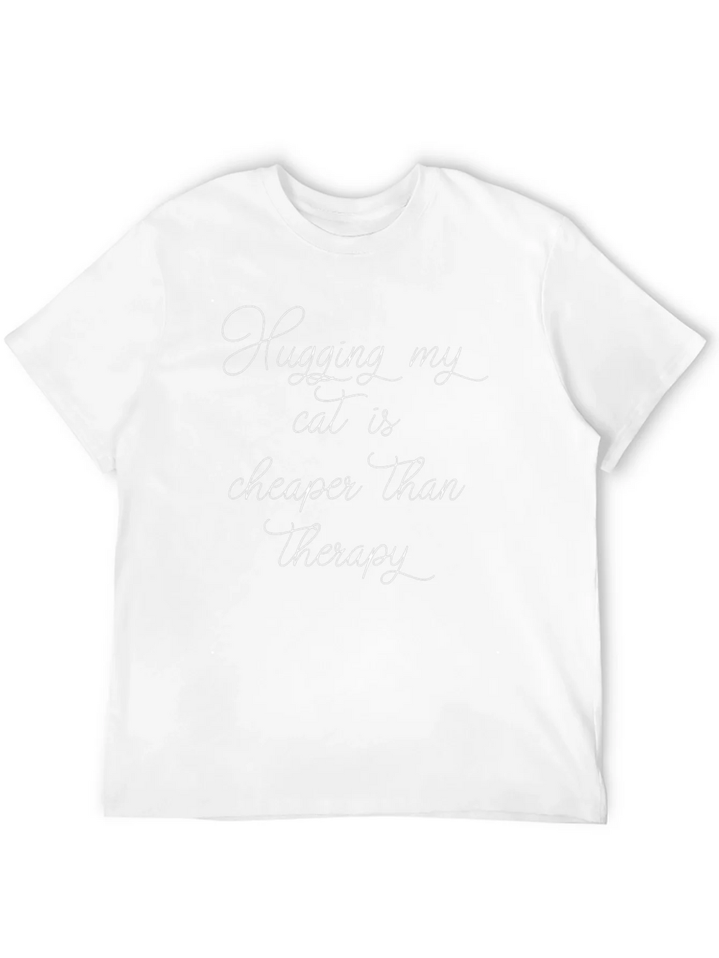Cat Lover Therapy T-Shirt Funny Hugs Tee product image 11
