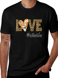 Leopard Print Love Graphic Tee - Lollielife product image 1