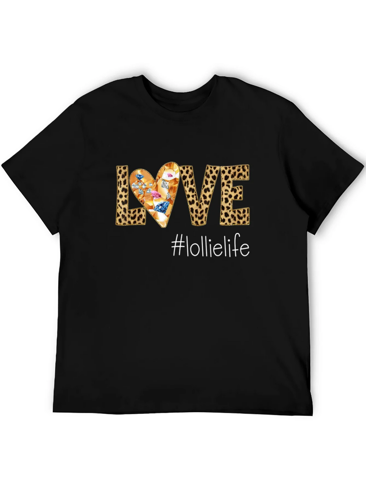 Leopard Print Love Graphic Tee - Lollielife product image 5