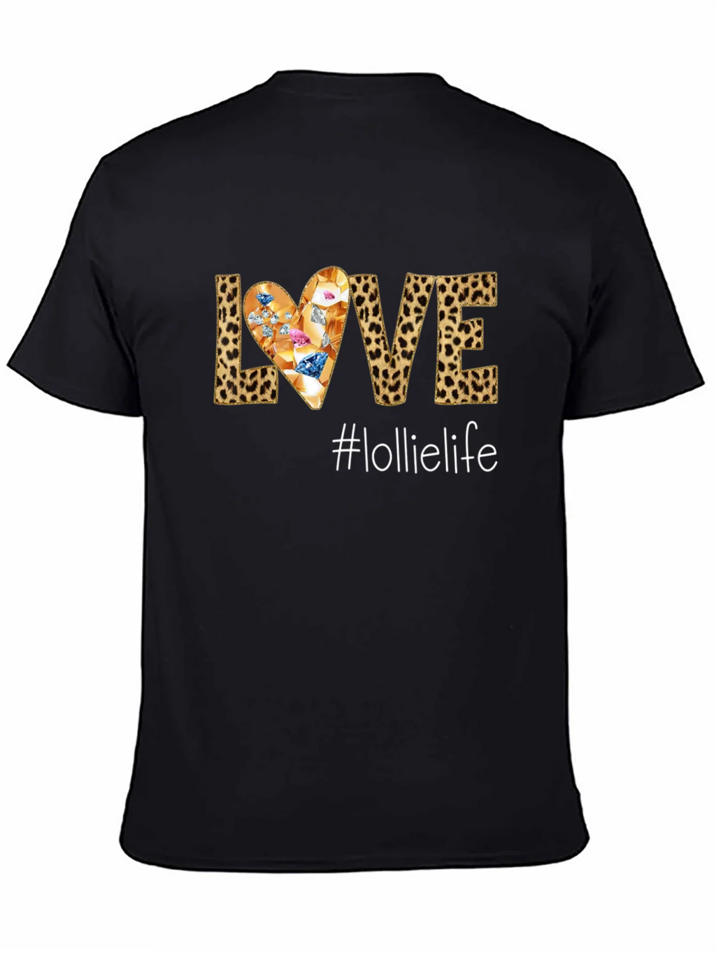 Leopard Print Love Graphic Tee - Lollielife product image 4
