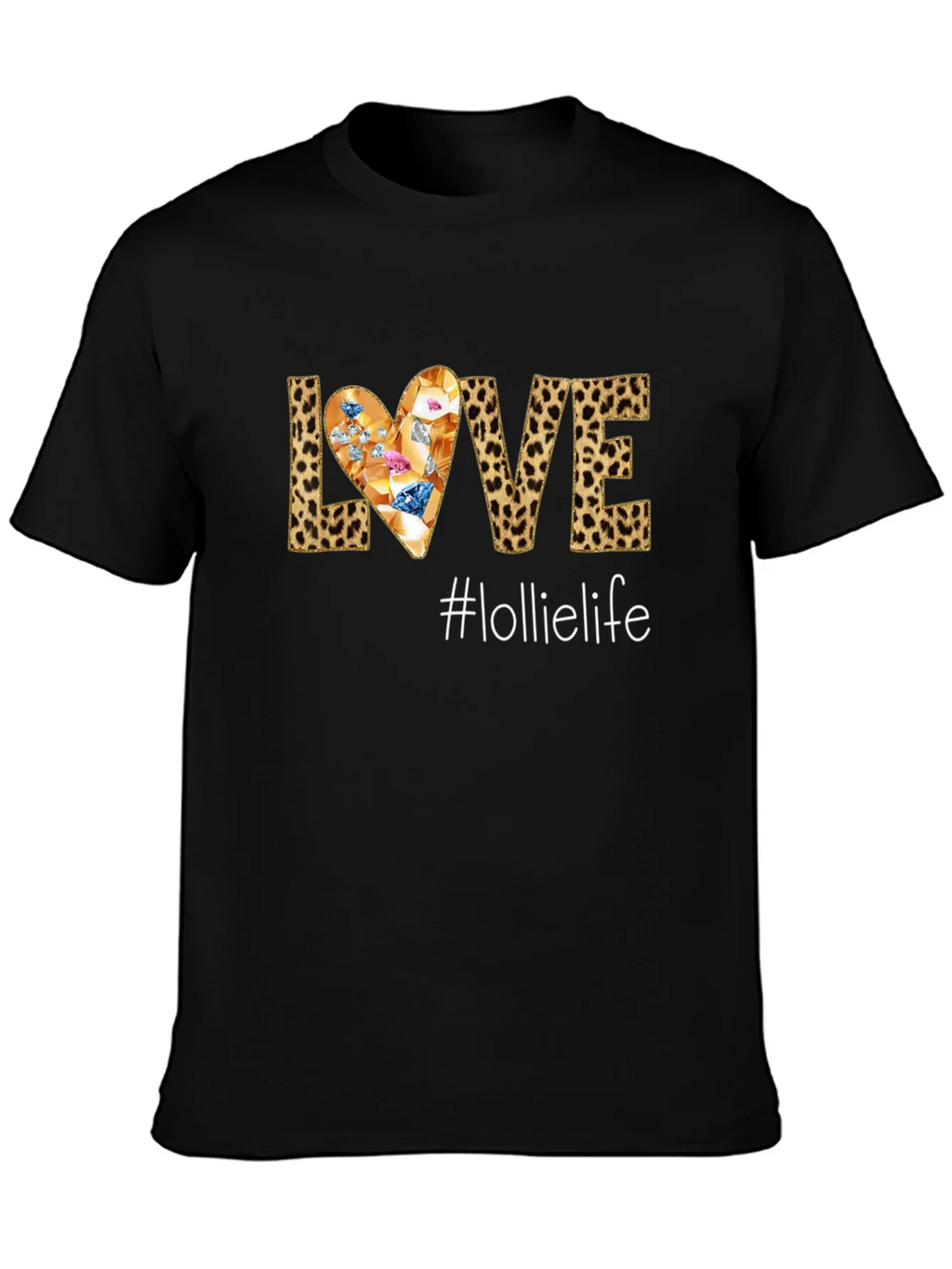 Leopard Print Love Graphic Tee - Lollielife product image 3