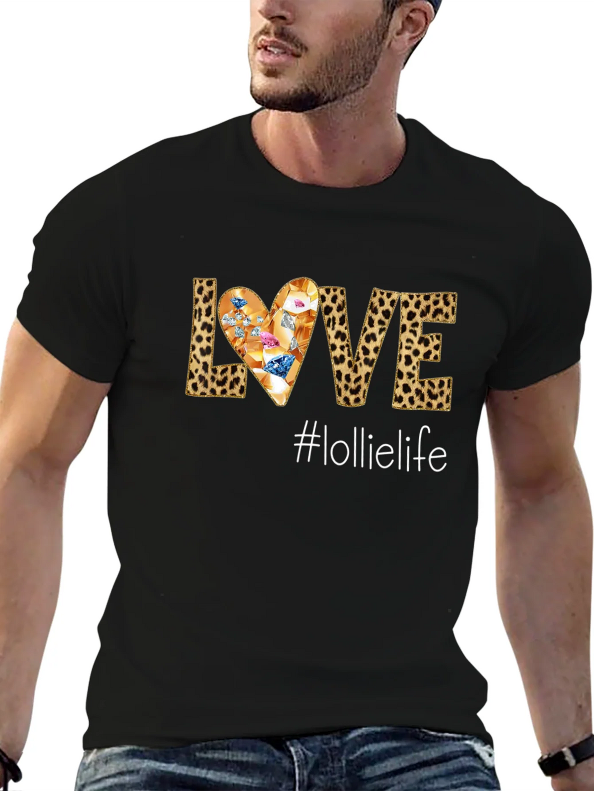 Leopard Print Love Graphic Tee - Lollielife product image 6