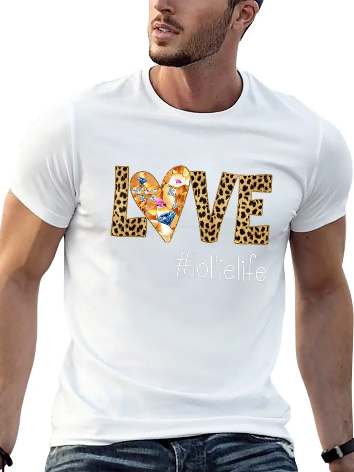 Leopard Print Love Graphic Tee - Lollielife product image 11
