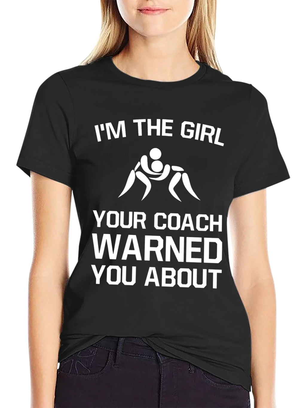 Wrestling Girl T-Shirt - Coach Warned You About product image 2