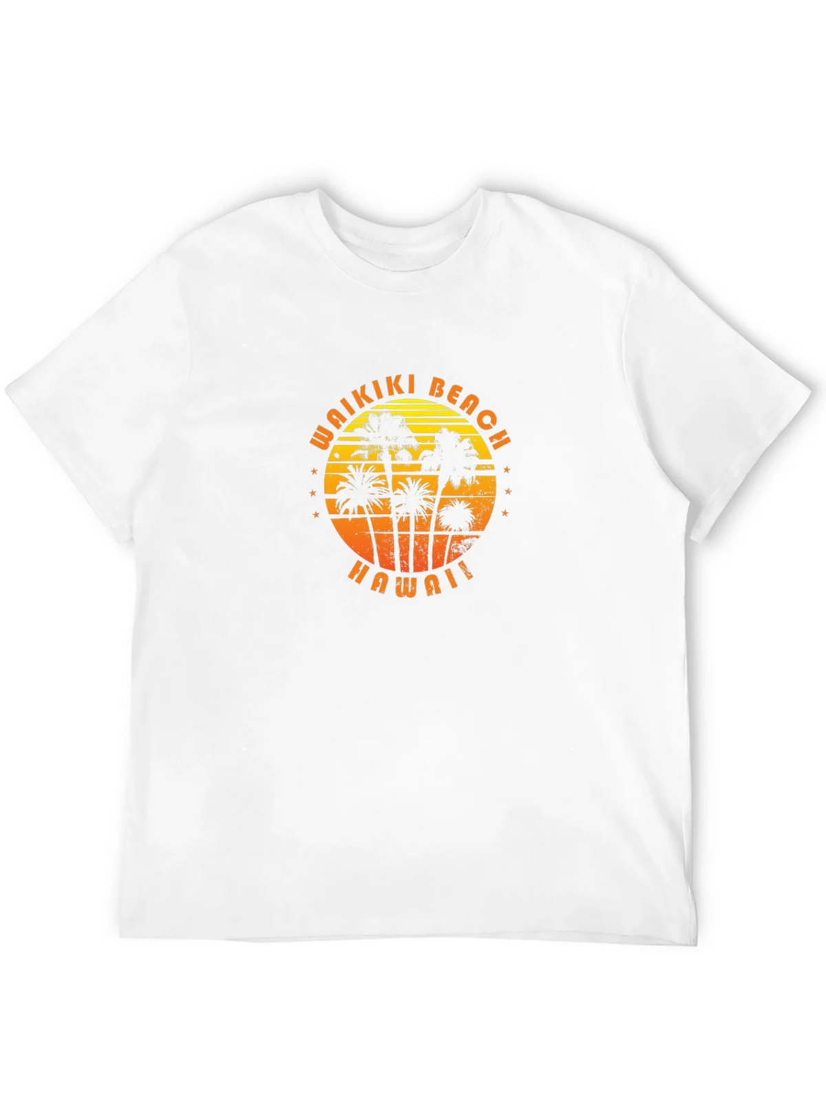 Waikiki Beach Hawaii Palm Tree Graphic T-Shirt product image 11