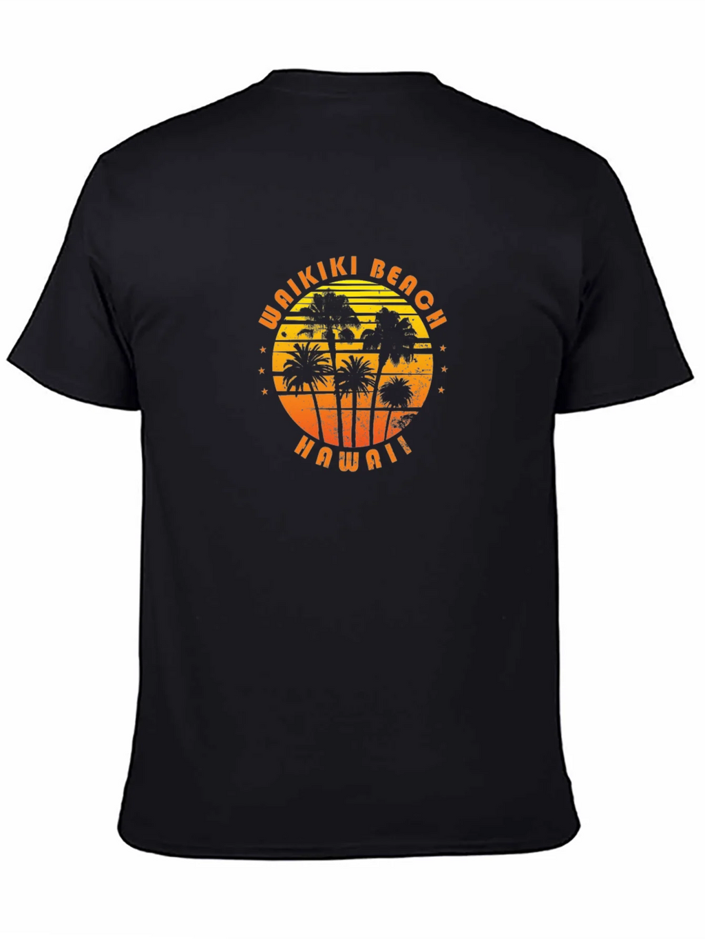 Waikiki Beach Hawaii Palm Tree Graphic T-Shirt product image 4