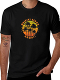 Waikiki Beach Hawaii Palm Tree Graphic T-Shirt product image 1