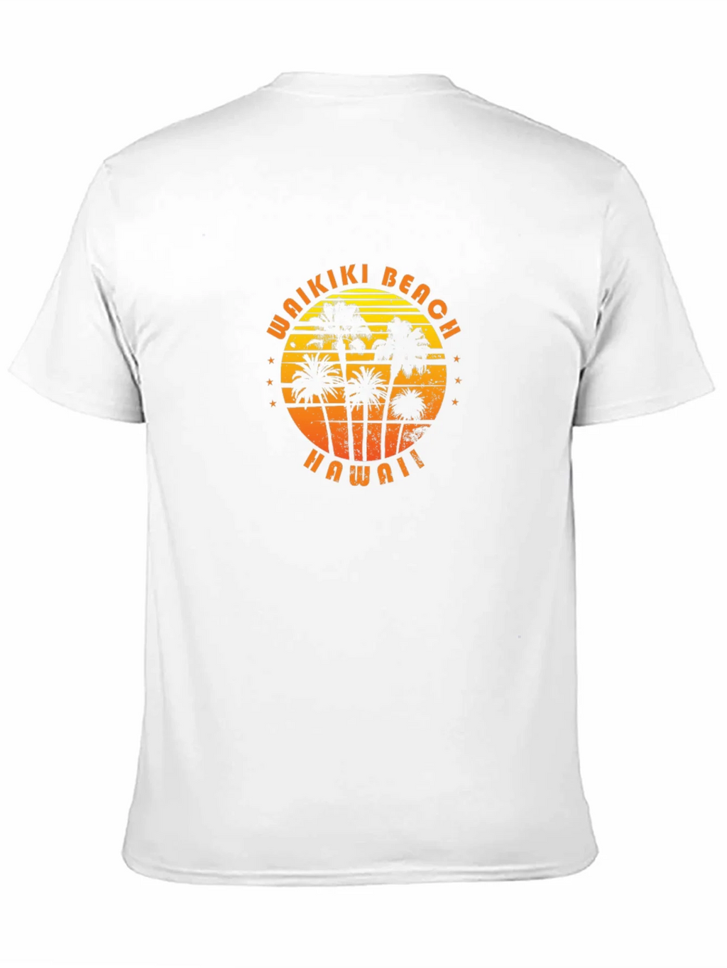 Waikiki Beach Hawaii Palm Tree Graphic T-Shirt product image 10