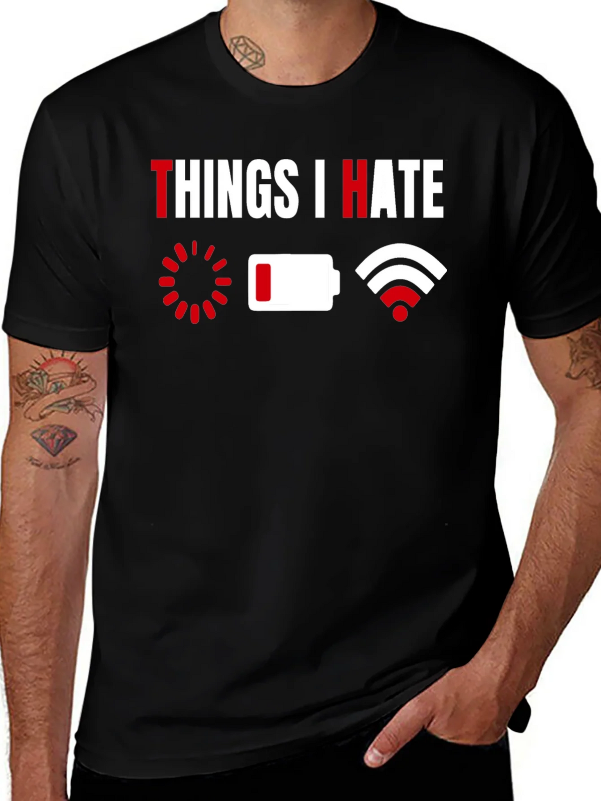 Things I Hate T-Shirt - Funny Tech Humor Tee product image 1