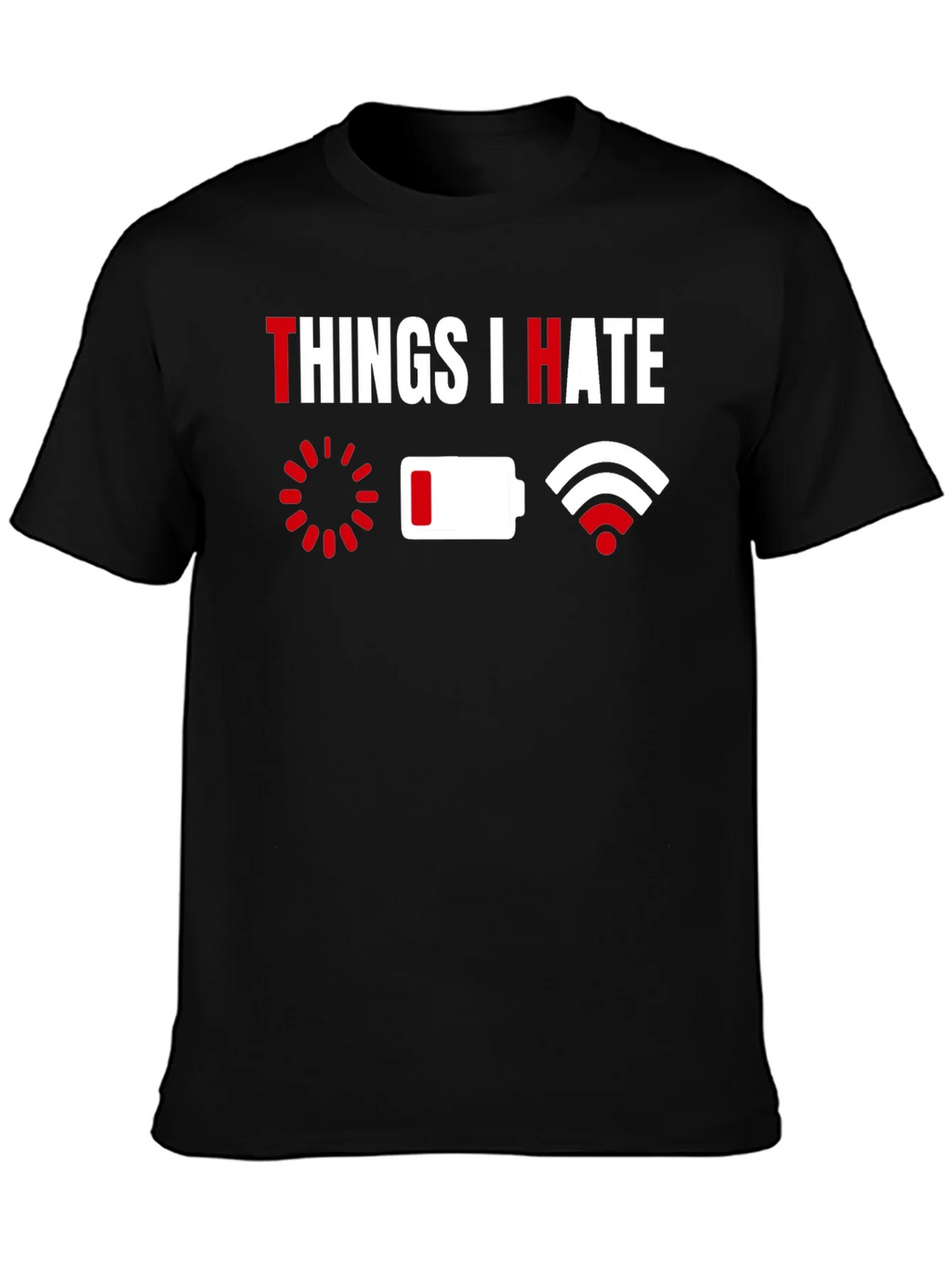 Things I Hate T-Shirt - Funny Tech Humor Tee product image 3