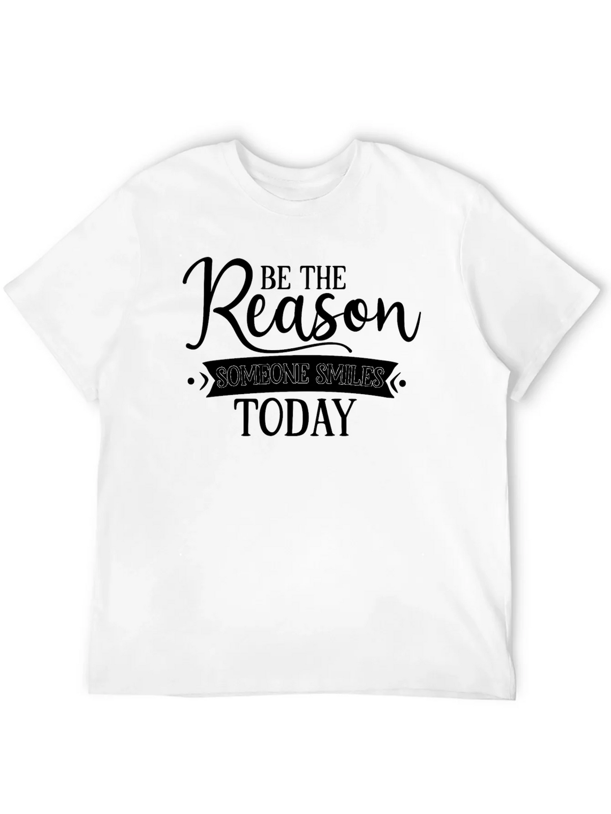 Be The Reason Smile T-Shirt - Inspirational Quote Tee product image 2