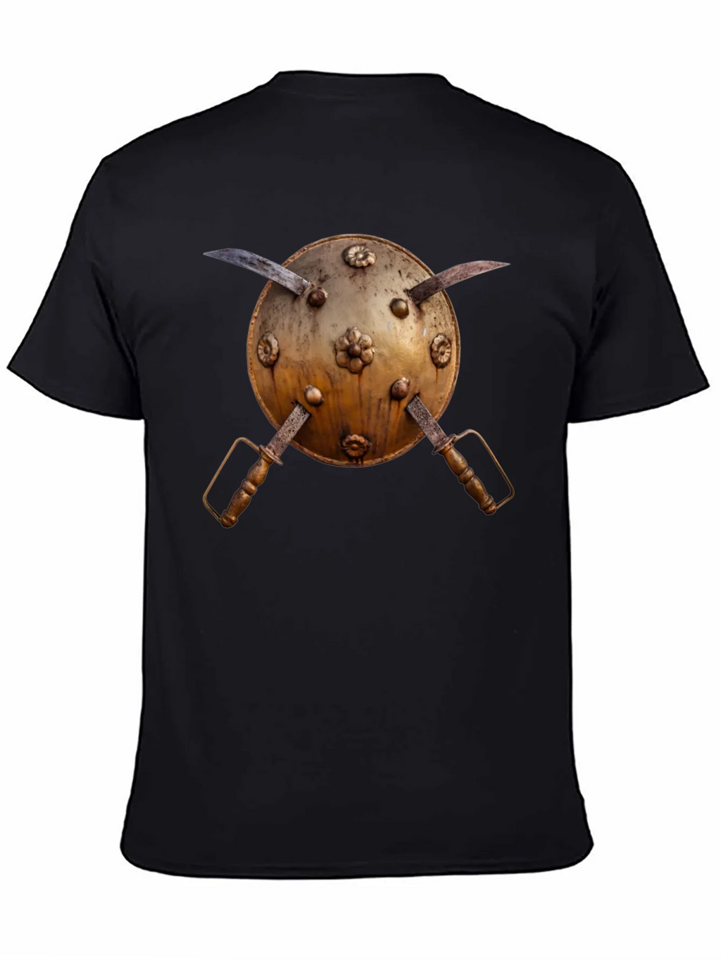 Medieval Shield and Sword Graphic Tee product image 2