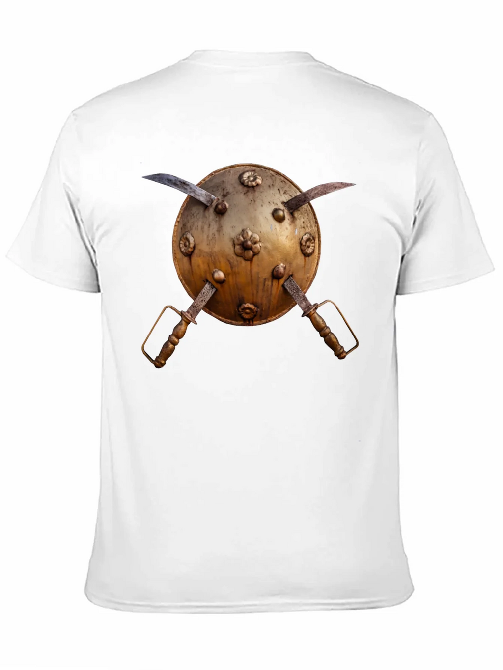 Medieval Shield and Sword Graphic Tee product image 6