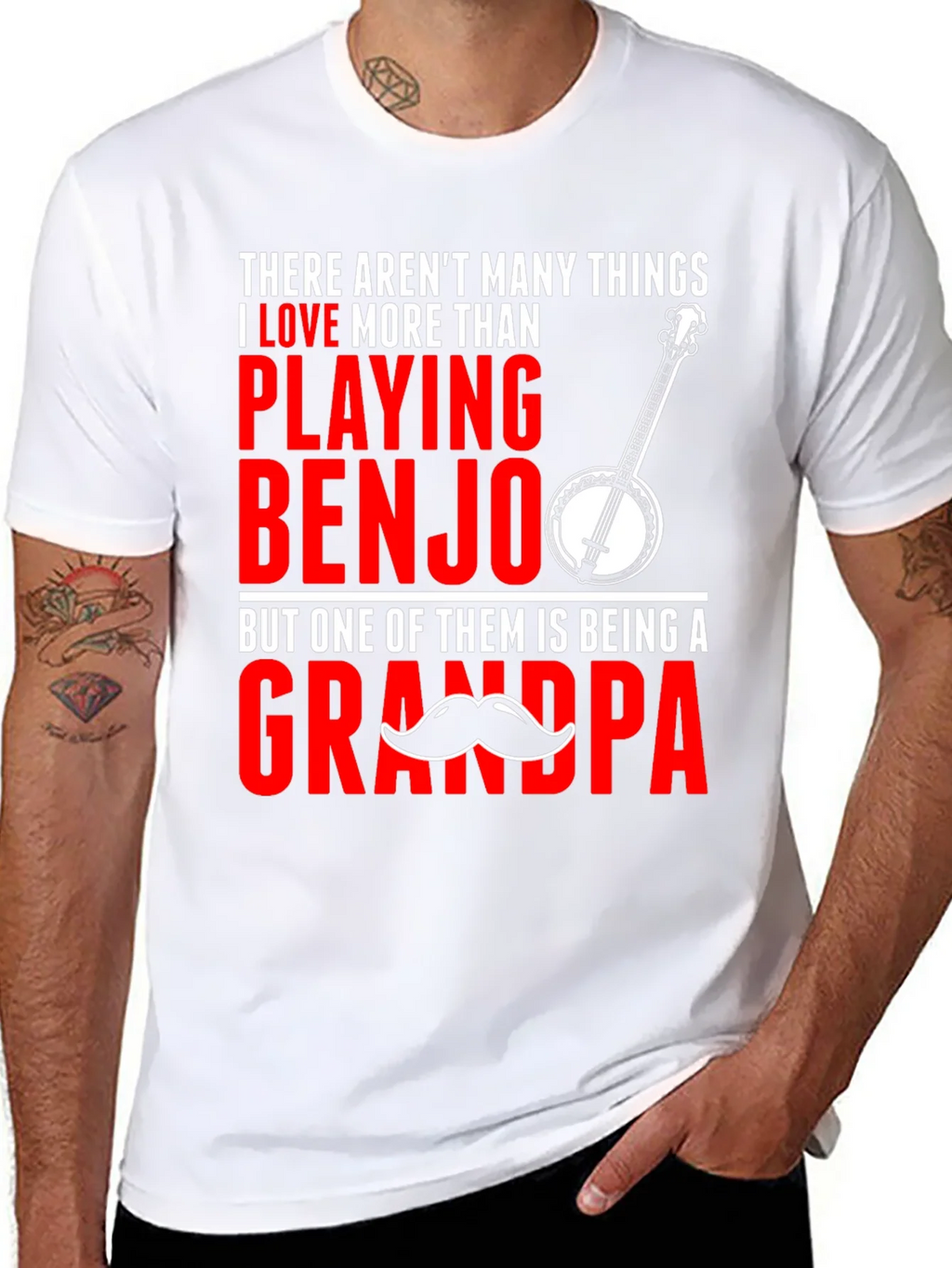 Banjo Grandpa T-Shirt product image 7