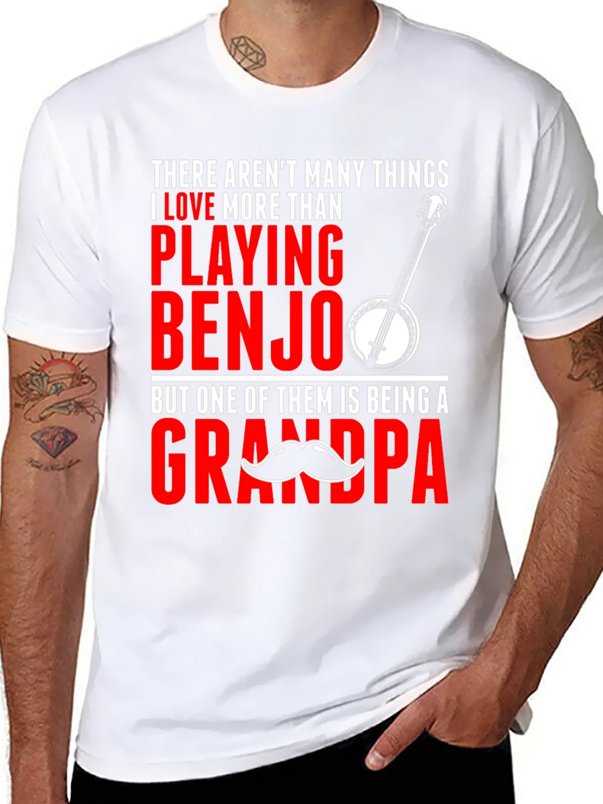 Banjo Grandpa T-Shirt product image 7