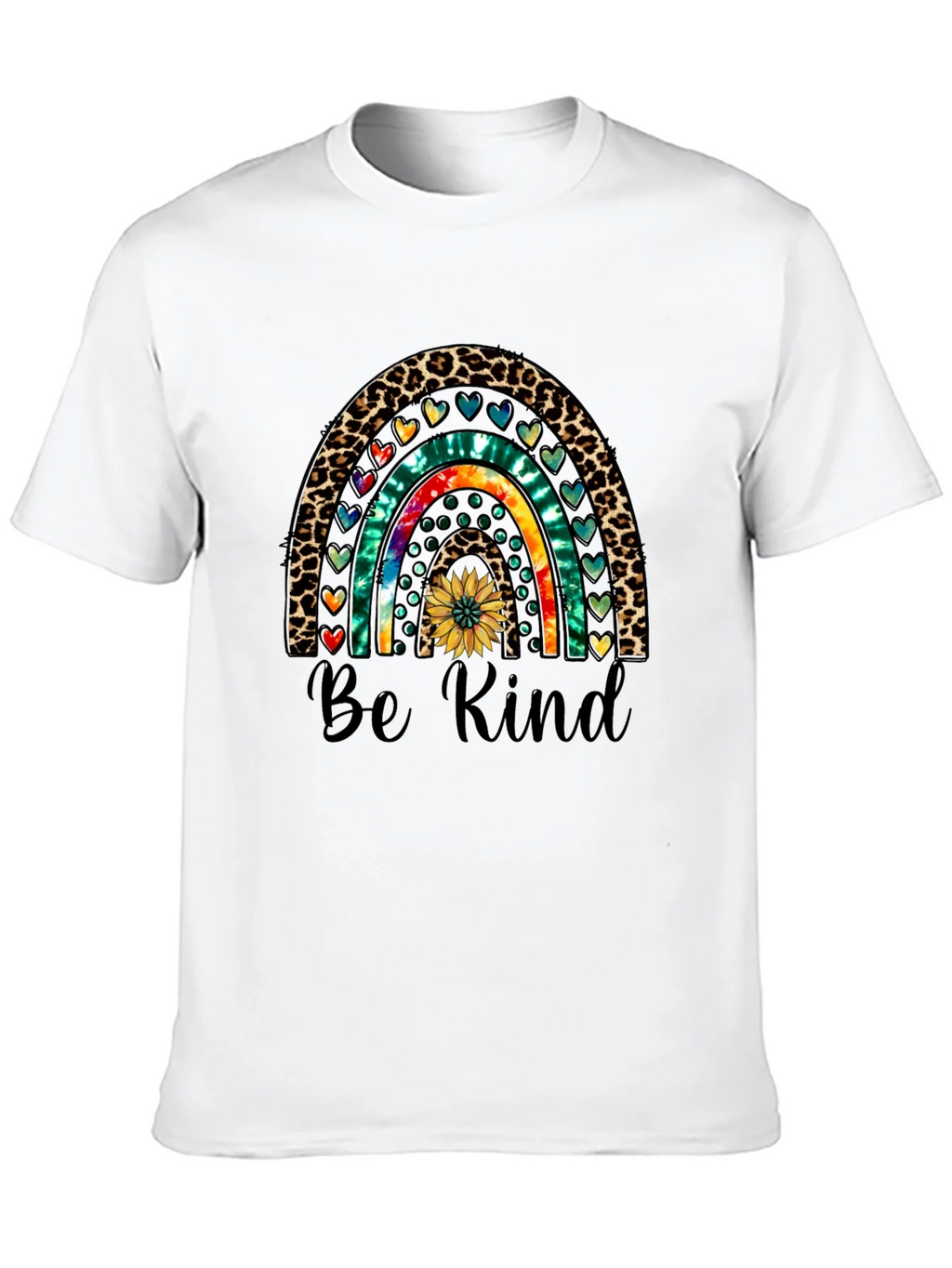 Be Kind Rainbow Graphic Tee - Casual Comfort product image 9