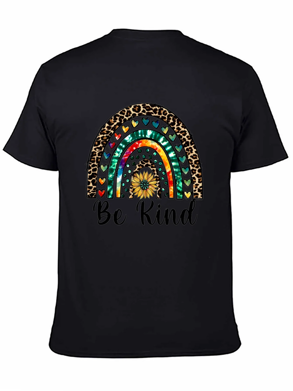 Be Kind Rainbow Graphic Tee - Casual Comfort product image 4