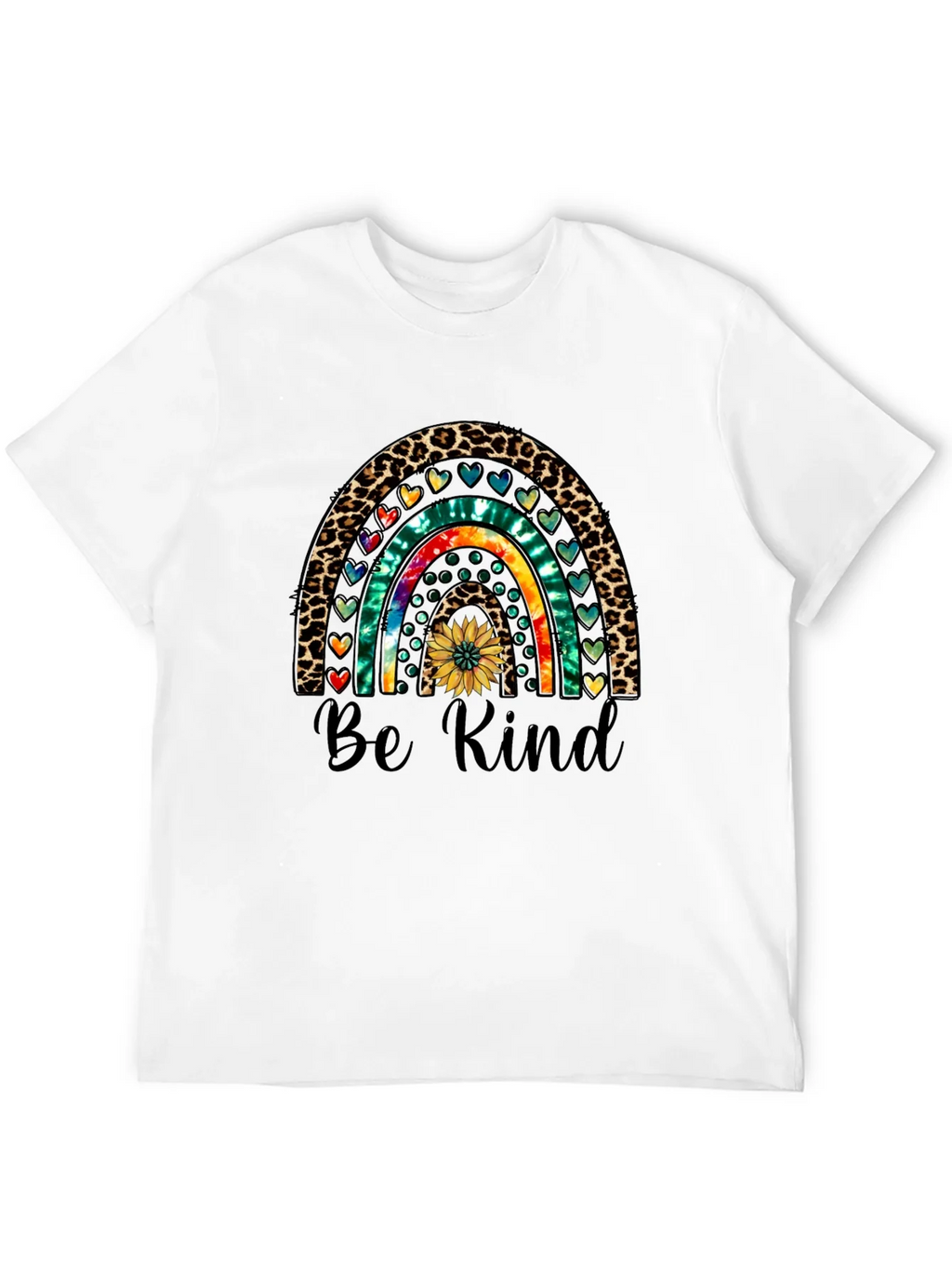 Be Kind Rainbow Graphic Tee - Casual Comfort product image 11