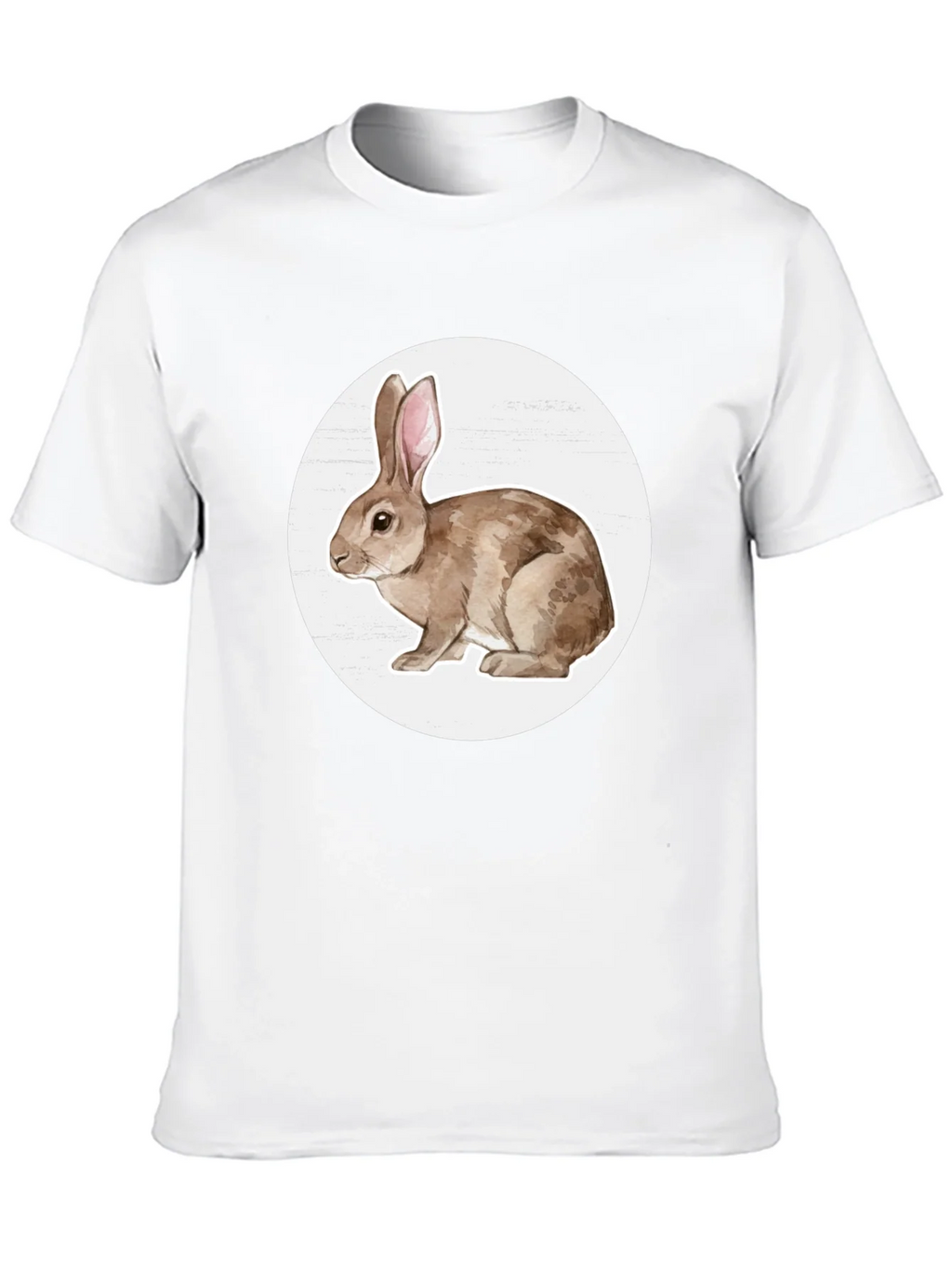 Rabbit Graphic Tee - Black Cotton Blend product image 5