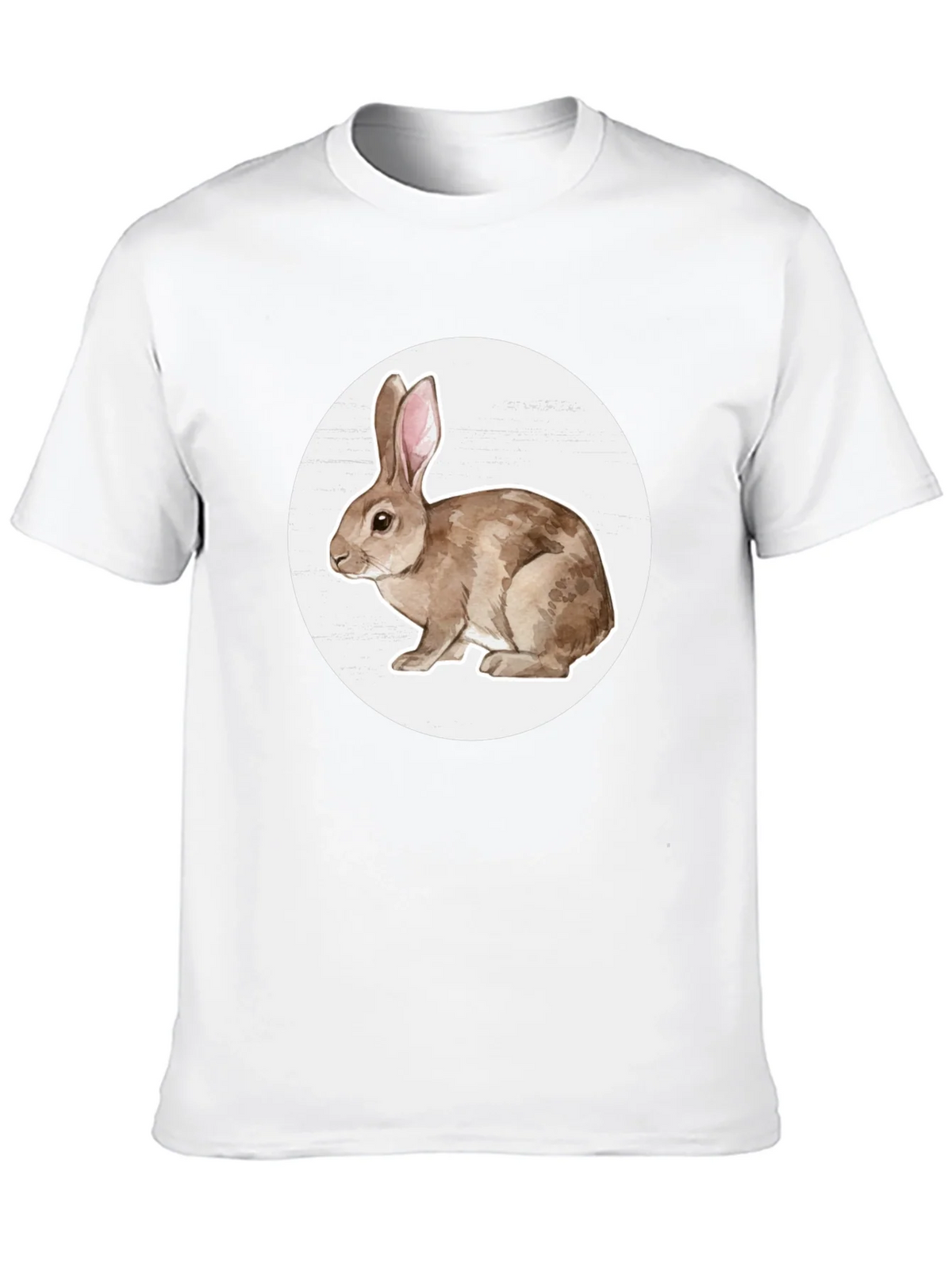 Rabbit Graphic Tee - Black Cotton Blend product image 5