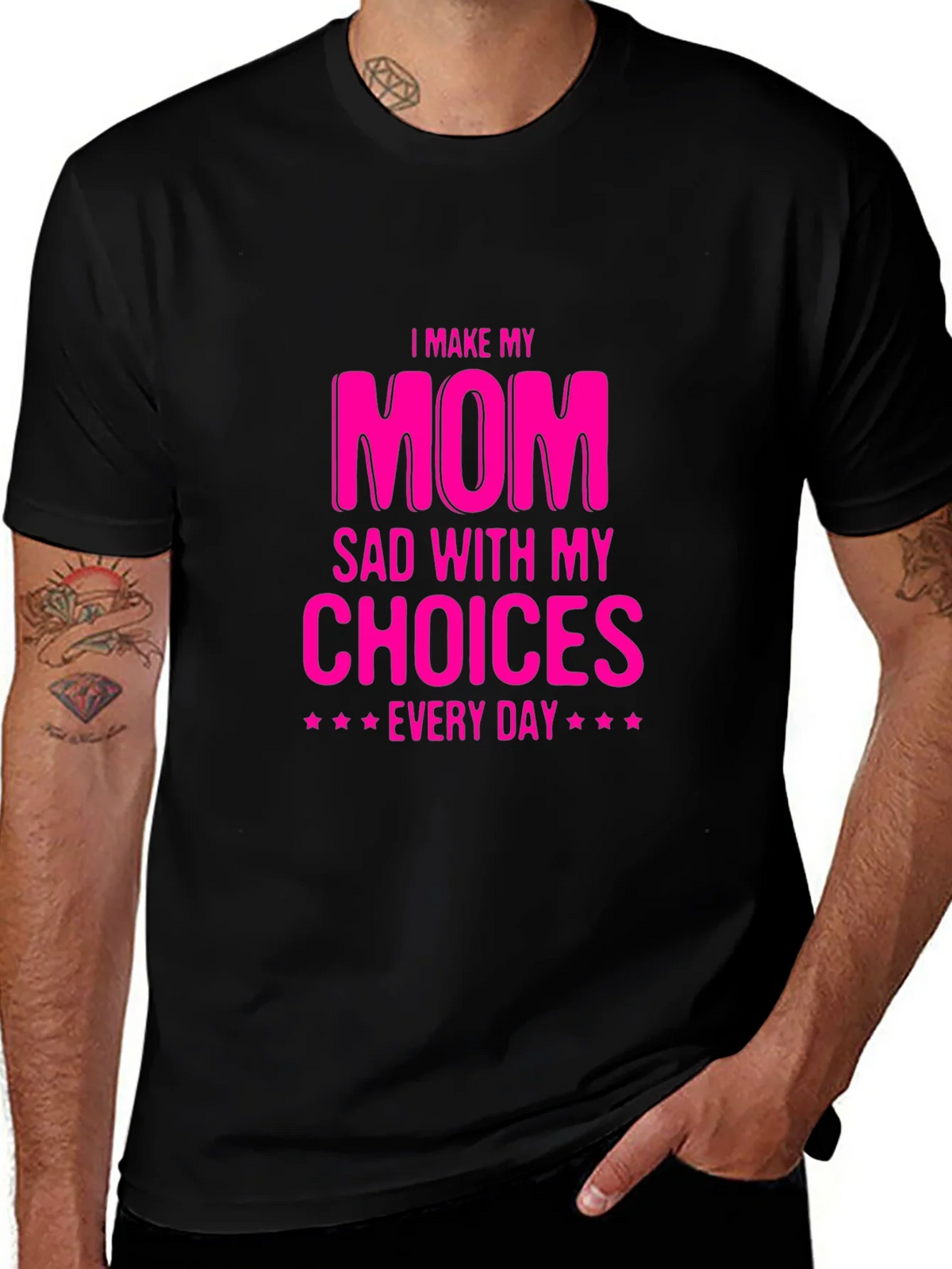I Make My Mom Sad T-Shirt - Novelty Graphic Tee product image 1