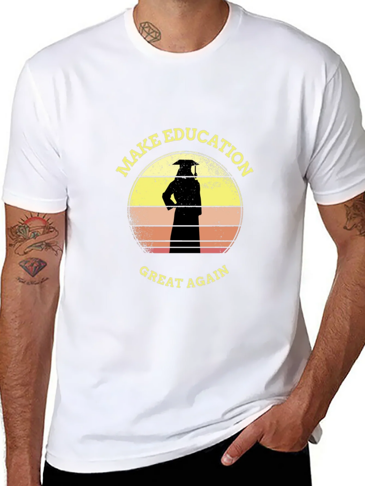 Make Education Great Again T-Shirt Graduate Tee product image 7