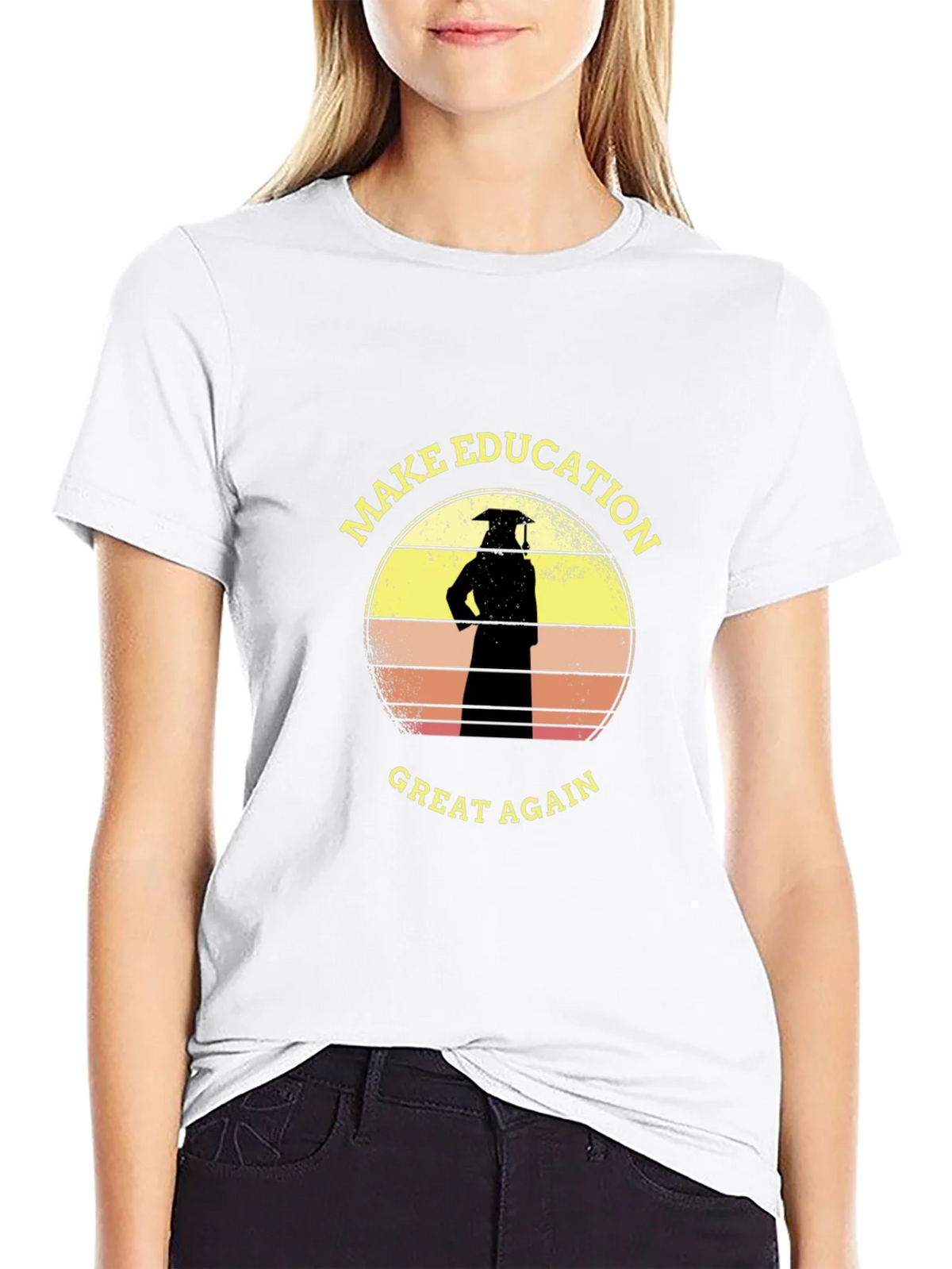 Make Education Great Again T-Shirt Graduate Tee product image 8