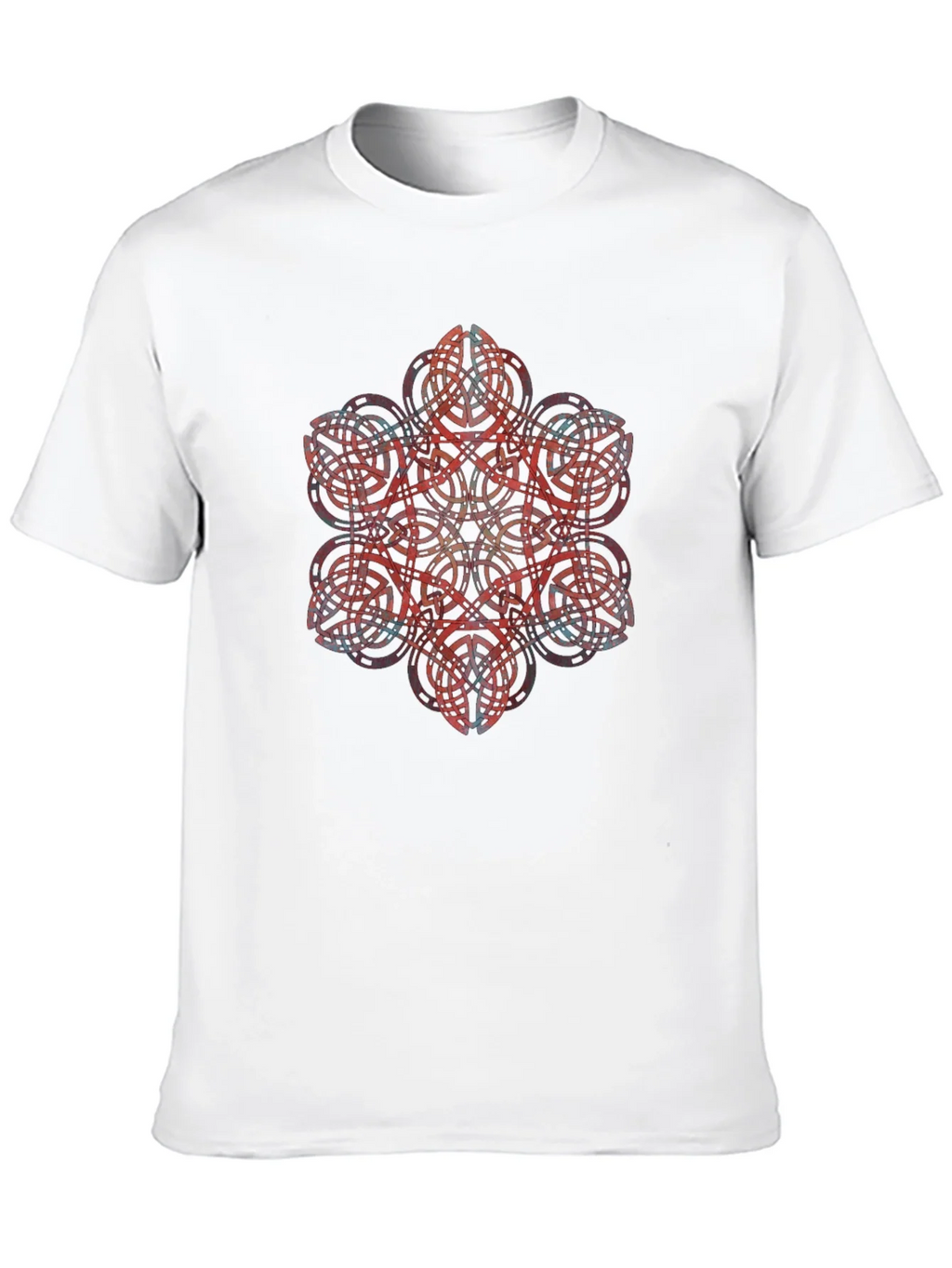 Geometric Mandala Graphic Black T-Shirt product image 9