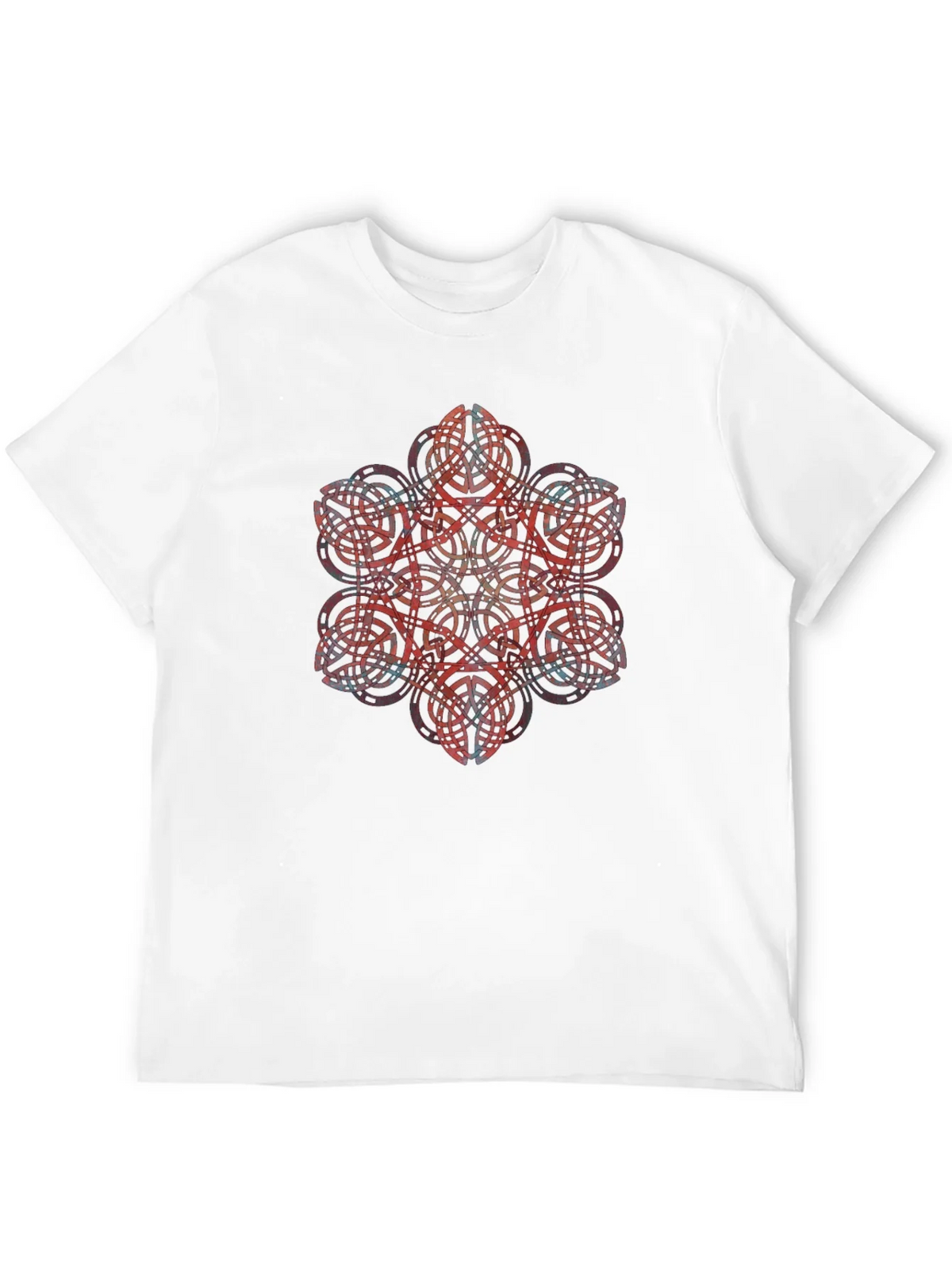 Geometric Mandala Graphic Black T-Shirt product image 11