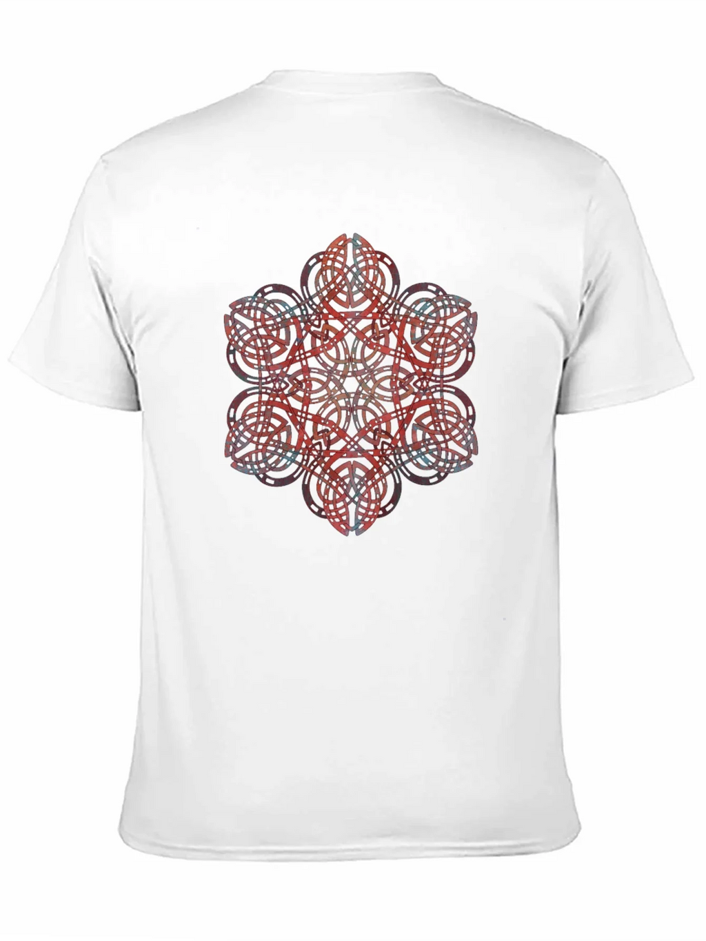 Geometric Mandala Graphic Black T-Shirt product image 10