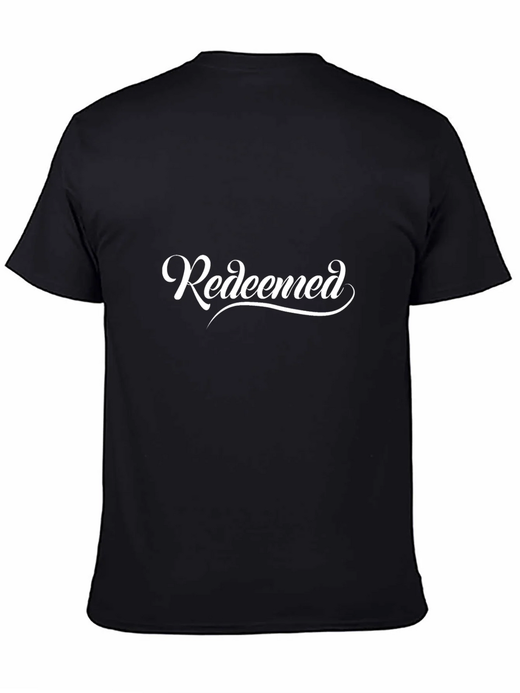 Redeemed Graphic Print Black Cotton T-Shirt product image 4