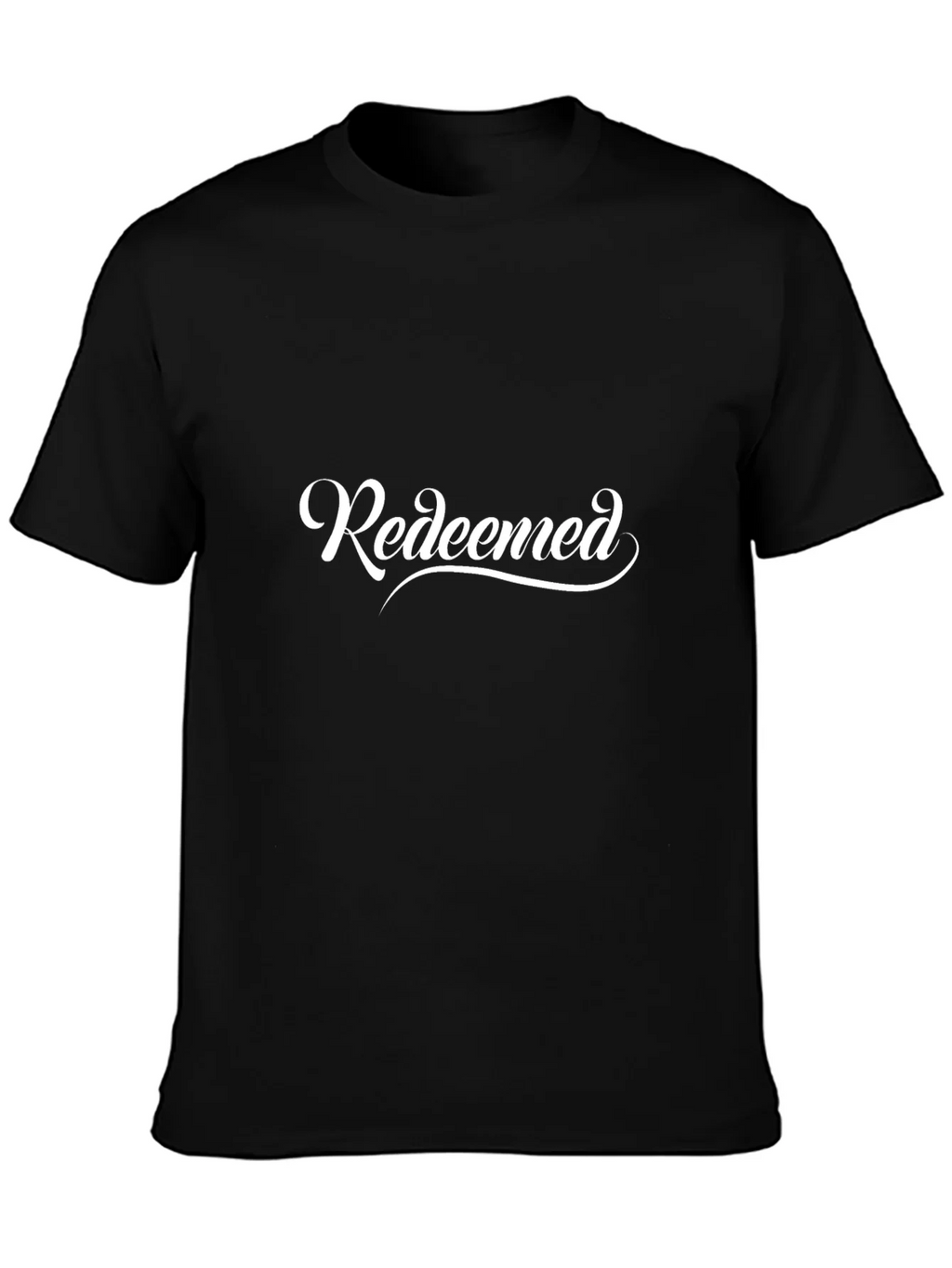 Redeemed Graphic Print Black Cotton T-Shirt product image 3