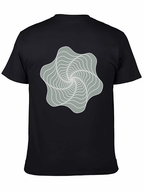 Abstract Optical Illusion Graphic T-Shirt product image 2