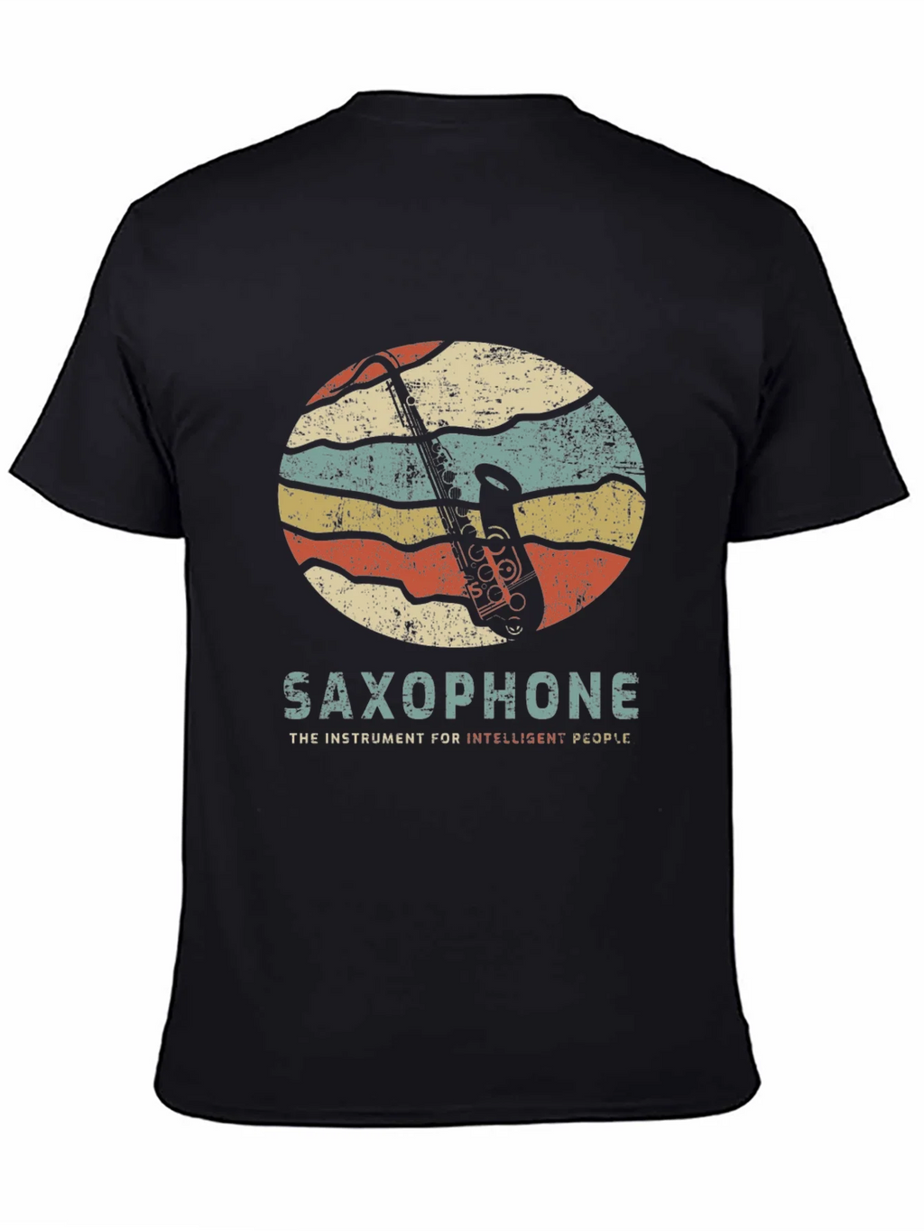 Saxophone Retro Graphic T-Shirt product image 2
