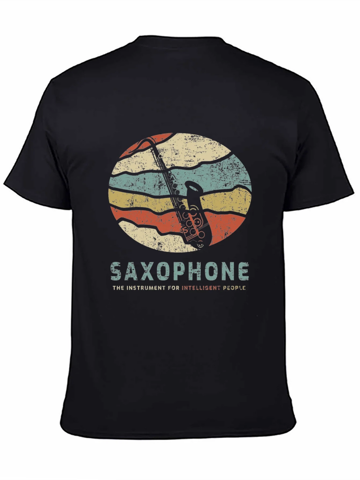 Saxophone Retro Graphic T-Shirt product image 2